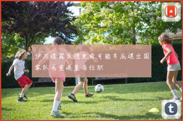 伊万透露莫德里奇可能年底退出国家队或重返皇马任职