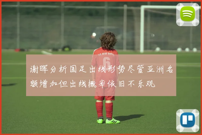 谢晖分析国足出线形势尽管亚洲名额增加但出线概率依旧不乐观